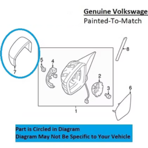 Painted 2012-2019 Volkswagen VW Beetle Side Mirror Cover | Genuine OEM