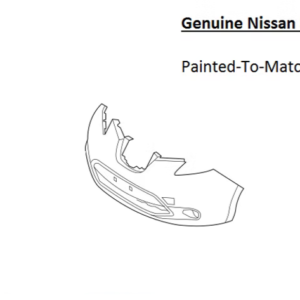 Painted 2013-2017 Nissan Leaf Front Bumper Cover | Genuine OEM