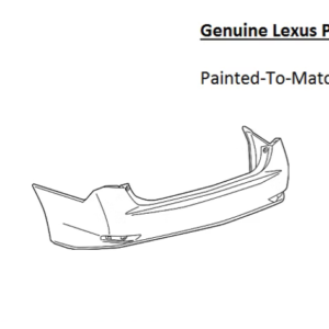Painted 2013-2020 Lexus GS200t GS300 GS350 GS450 Rear Bumper Cover | Genuine OEM