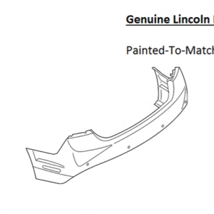 Painted 2013-2020 Lincoln MKZ Rear Bumper Cover | Genuine OEM
