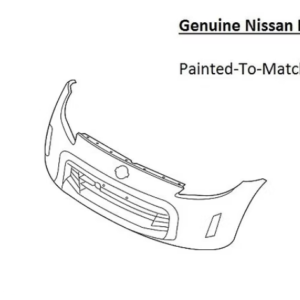 Painted 2013-2020 Nissan 370Z Front Bumper Cover | Genuine OEM