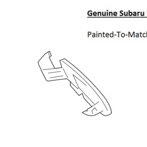 Painted 2013-2020 Subaru BRZ Fuel Door | Genuine OEM