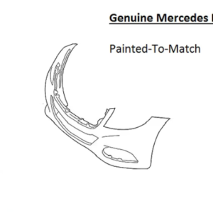 Painted 2014-2017 Mercedes S550 S600 Front Bumper Cover | Genuine OEM