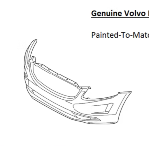 Painted 2014-2017 Volvo XC60 Front Bumper Cover | Genuine OEM