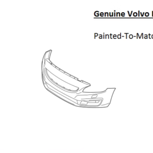 Painted 2014-2018 Volvo S60 Front Bumper Cover | Genuine OEM