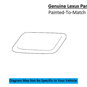Painted 2014-2019 Lexus GX460 Headlamp Washer Cover | Genuine OEM
