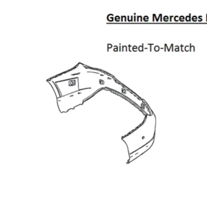 Painted 2014-2019 Mercedes CLA Class CLA250 Rear Bumper Cover | Genuine OEM
