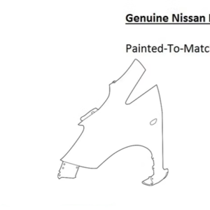 Painted 2014-2019 Nissan Versa Note Front Fender | Genuine OEM
