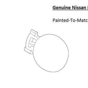 Painted 2014-2019 Nissan Versa Note Fuel Door | Genuine OEM