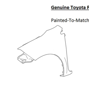 Painted 2014-2019 Toyota Corolla Front Fender | Genuine OEM