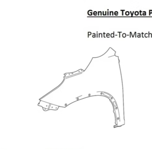Painted 2014-2019 Toyota Highlander Front Fender | Genuine OEM