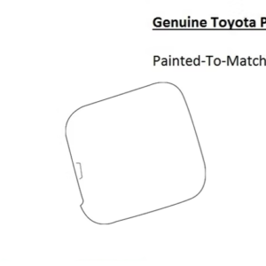 Painted 2014-2019 Toyota Highlander Fuel Door | Genuine OEM