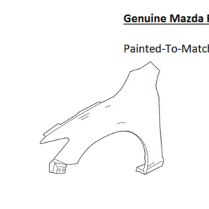 Painted 2014-2021 Mazda 6 Mazda6 Front Fender | Genuine OEM