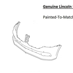 Painted 2015-2017 Lincoln Navigator Front Bumper | Genuine OEM