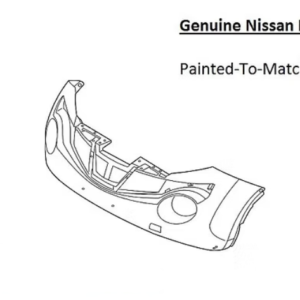 Painted 2015-2017 Nissan Juke Front Bumper Cover | Genuine OEM