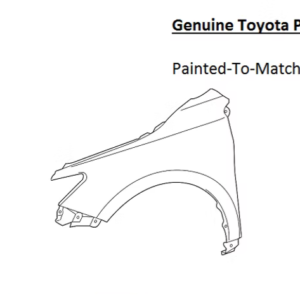 Painted 2015-2017 Toyota Camry Front Fender | Genuine OEM