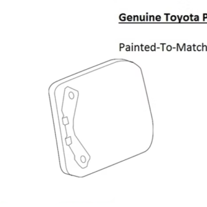 Painted 2015-2017 Toyota Camry Fuel Door | Genuine OEM
