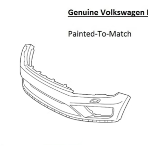 Painted 2015-2017 Volkswagen Touareg Front Bumper | Genuine OEM