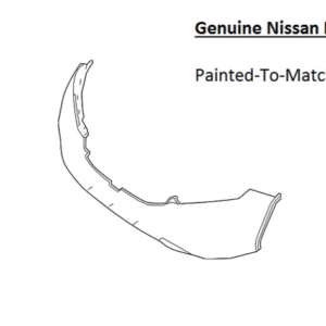 Painted 2015-2018 Nissan Murano Front Bumper Cover | Genuine OEM