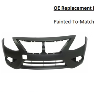 Painted 2015-2019 Nissan Versa Front Bumper Cover | OE Replacement