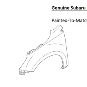 Painted 2015-2019 Subaru Legacy Front Fender | Genuine OEM