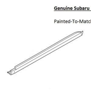 Painted 2015-2019 Subaru Legacy Side Skirt Rocker Molding | Genuine OEM