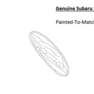 Painted 2015-2019 Subaru Outback Fuel Door | Genuine OEM