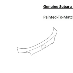 Painted 2015-2019 Subaru Outback Rear Finishing Panel | Genuine OEM