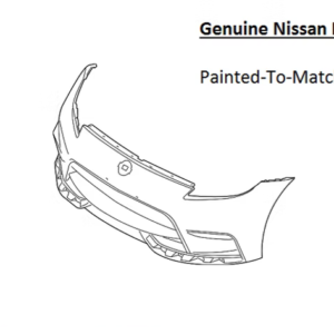 Painted 2015-2020 Nissan 370Z Nismo Front Bumper Cover | Genuine OEM