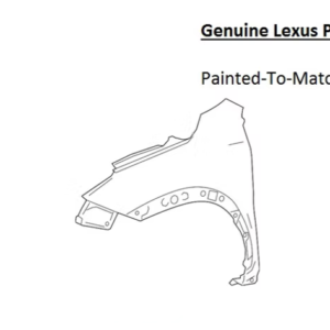 Painted 2015-2021 Lexus NX200t NX300 NX300h Front Fender | Genuine OEM
