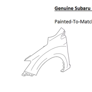 Painted 2015-2021 Subaru WRX Front Fender | Genuine OEM