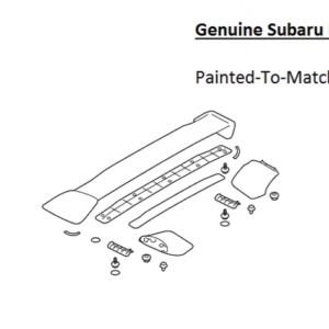 Painted 2015-2021 Subaru WRX STI Rear Spoiler | Genuine OEM