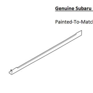 Painted 2015-2021 Subaru WRX Side Skirt Rocker Molding | Genuine OEM