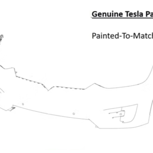 Painted 2015-2021 Tesla Model X Front Bumper | Genuine OEM