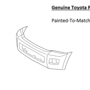 Painted 2015-2022 Toyota Sequoia Front Bumper Cover | Genuine OEM