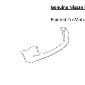Painted 2015-2024 Nissan Murano Rear Bumper | Genuine OEM