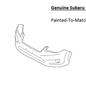 Painted 2016-2017 Subaru Crosstrek Front Bumper Cover | Genuine OEM