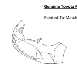 Painted 2016-2018 Toyota Avalon Front Bumper Cover | Genuine OEM
