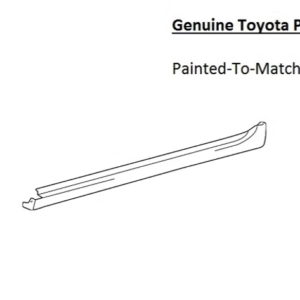 Painted 2016-2018 Toyota Avalon Side Skirt Rocker Molding | Genuine OEM