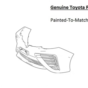Painted 2016-2018 Toyota Mirai Front Bumper | Genuine OEM