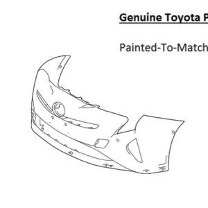 Painted 2016-2018 Toyota Prius Front Bumper Cover | Genuine OEM