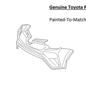 Painted 2016-2018 Toyota RAV4 Front Bumper Cover | Genuine OEM
