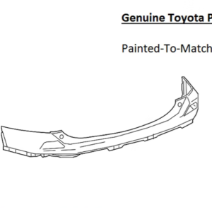 Painted 2016-2018 Toyota RAV4 Rear Bumper Cover | Genuine OEM