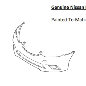 Painted 2016-2019 Nissan Sentra Front Bumper Cover | Genuine OEM