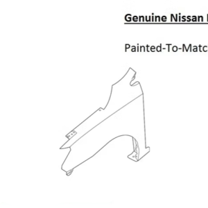 Painted 2016-2019 Nissan Sentra Front Fender | Genuine OEM