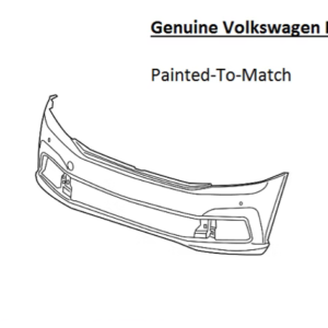 Painted 2016-2019 Volkswagen Passat Front Bumper Cover | Genuine OEM