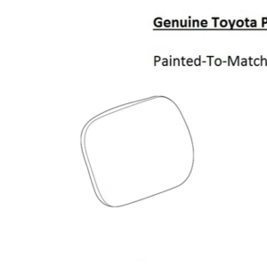 Painted 2016-2020 Toyota Mirai Fuel Door | Genuine OEM