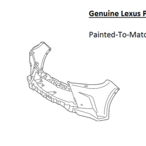 Painted 2016-2021 Lexus LX570 Front Bumper Cover | Genuine OEM