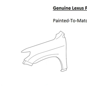 Painted 2016-2021 Lexus LX570 Front Fender | Genuine OEM