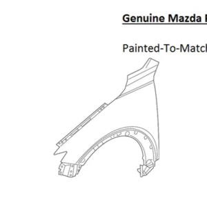 Painted 2016-2021 Mazda CX-3 CX3 Front Fender | Genuine OEM
